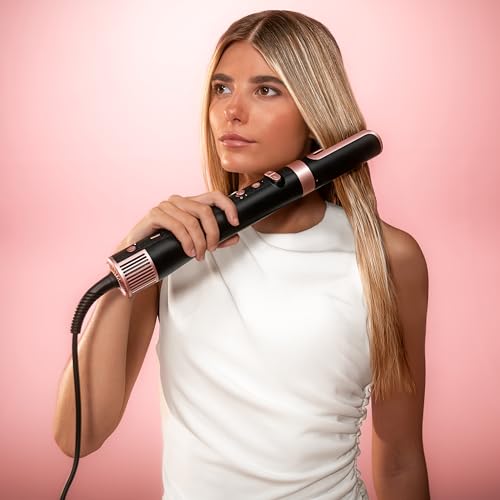 Cecotec Modella Capelli 8 Teste Ceramiccare 8In1 Airglam Gyro Champagne. 1500W, 110000RPM, Liscia, Modella E Arriccia I Capelli, Motore Brushless, Funzione Rotativa, Rivestimento Ceramico E Cheratina - 5