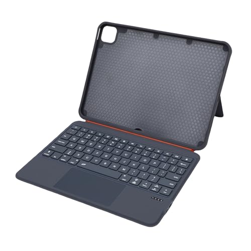 Teclado para iPad Pro 11 funda retroiluminada desmontable con trackpad y batería de 100 horas