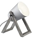 Reality Leuchten R50721011 Marc A++ bis E, Tischleuchte, E27, grau, 12 x 19,5 x 21 cm