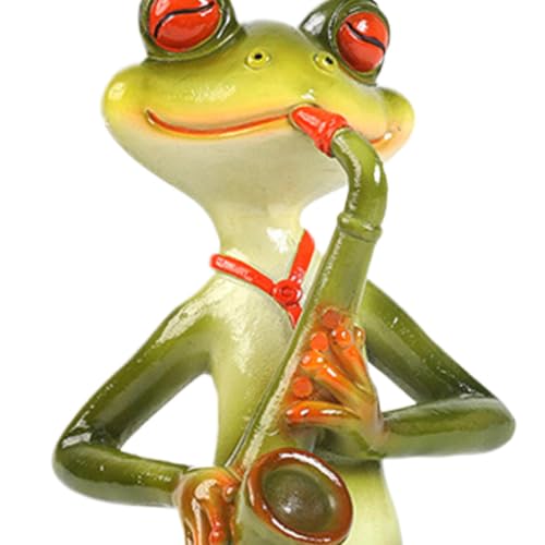 Statues de grenouille pour jardin décoratives en résine résistante aux intempéries