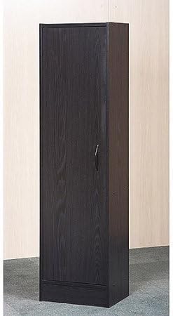 Single Door Pantry, 42071, Black