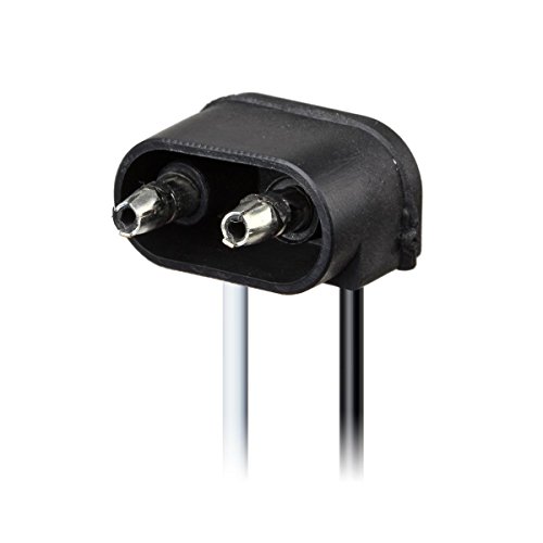 Partsam (10 Plug - Two Wire Pigtail For Sealed Trailer Clearance, Side Marker Lights - 6" Long #TOP5