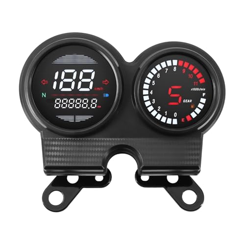 Compteur de Vitesse Digital Moto LCD avec Compte-Tours 11000 TR/Min pour CB125SF