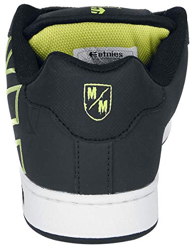 Image of Etnies mens Metal Mulisha Fader Skate Shoe, Dark Grey /Black, 12 US