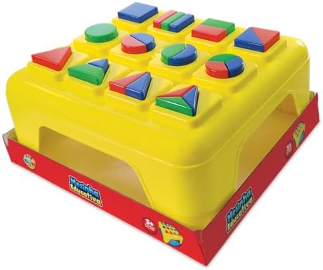 Mesinha Educativa Ache e Encaixe Formas Geométricas, GGB Plast