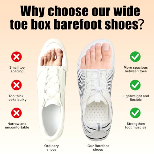 hike barefoot shoes for women men breathable amp non-slip athletic footwear wide toe water shoesdesigned for walkingrunningampswimming