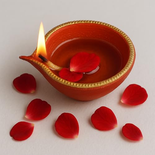 Clay Root Traditional Big Clay Diya – Re…