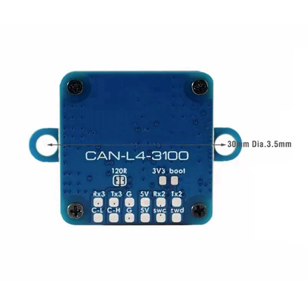 Booso CAN-L4-3100 Magnetometer RM3100 GPS Geomagnetischer Sensor Hohe Auflösung Geringer Stromverbrauch Modellflugzeugdrohne