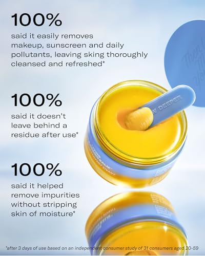 Image of Then I Met You Living Cleansing Balm, Makeup Remover, Cleansing Oil, Face Cleanser, Melts Makeup & Sunscreen, Non-Stripping Zero Residue Oil Cleanser, First-Step Clean Vegan Korean Skincare
