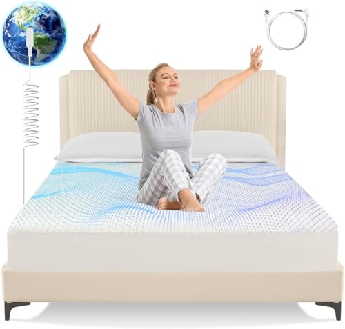 Grounding Sheets Queen Size, Earth Grounded Fitted Bed Sheet with