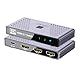 SDKDZKG HDMI-Switch 8K @ 60Hz, HDMI-Switcher 2-in-1-Ausgang, 4K @ 120Hz, Hochgeschwindigkeits-Aluminium-Splitter, unterstützt HDR10, 3D, kompatibel mit Xbox-PS5-Projektoren, Monitoren,