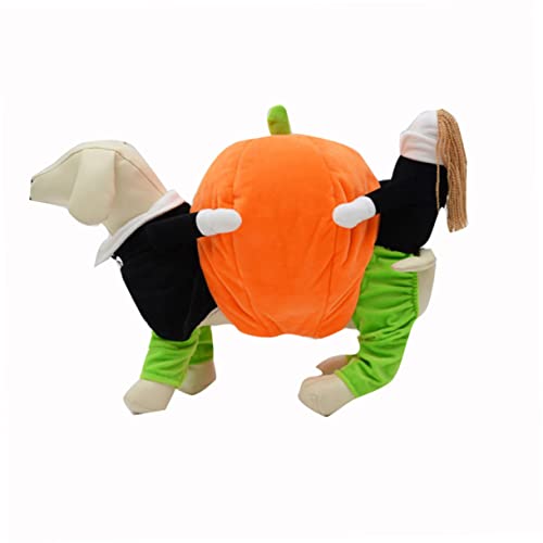 Disfraz de Calabaza Divertido para Perros Halloween S