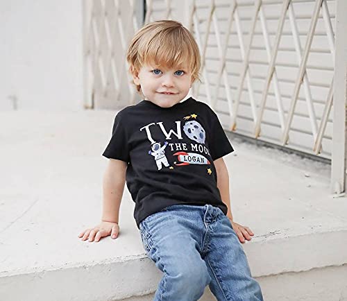 Two The Moon Boys Personalized Outer Space Second Birthday Shirt2