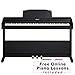 Roland RP102 88-key Weighted Keyboard Digital Piano with Bluetooth, Black