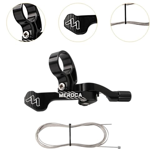 Commande de tige de selle vélo réglable et levier ergonomique