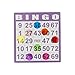 SUTIMSHE 500 Pcs of 3/4 inch Transparent 8 Color Clear Bingo Counting Chips Plastic Markers for Bingo Games, Math Counters,Classroom,Fun Family Game Night, Large Group Games
