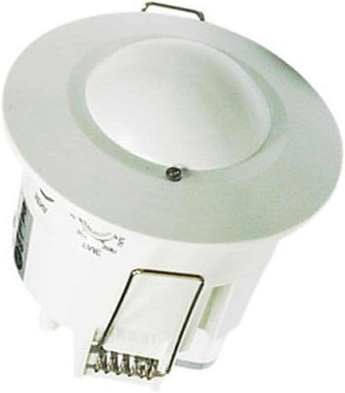 Built-in Microwave Motion Sensor with High Sensitivity and Adjustable Range, Ideal for Security and Home Automation
