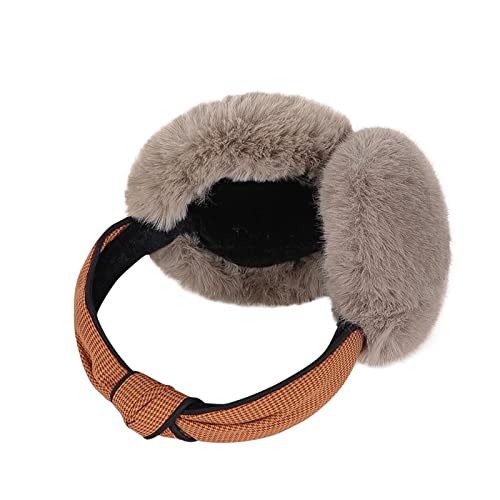 Women Warm Earmuffs Girl Cute Outdoor Ear Warmers Winter Fluffy Adjustable Ear Covers Packable Kid Cartoon Elephant Earmuffs #TOP4