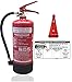 Produktbild NEU 3 l Schaum Feuerlöscher Auto Fettbrand auch für Österreich DIN EN3 GS + Wandhalter + Manometer + Standfuß 13 A, 89 B, 40F = 4LE (Mit Prüfnachweis u. Jahresmarke)