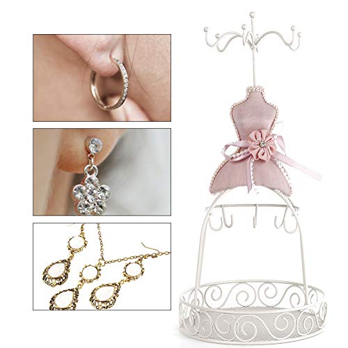 Espositore collana con manichino, gioielli