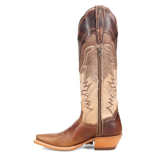Dan Post Women's Dayla Western Boot, Tan, 7.53