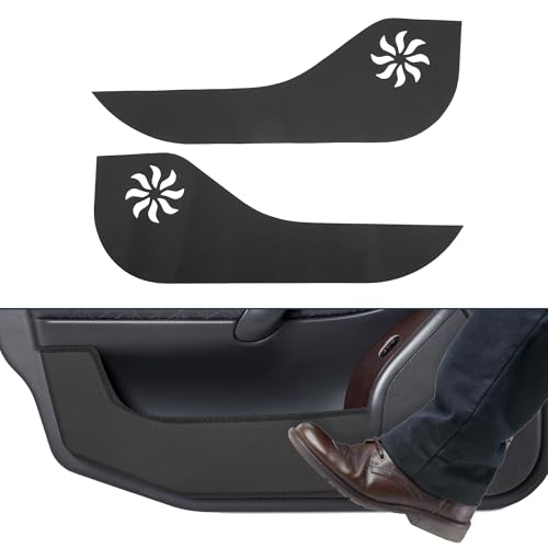 FUELHOOD トヨタ ヴォクシー（80系）(VOXY) ZWR80W ZRR80W ZRR85W ドアサイドエッジガードプロテクター 内装アクセサリー レザードアキックパッドステッカー