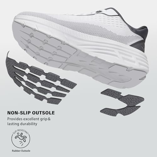Image of Women's Wide Toe Box Walking Shoes Comfortable Cushioned Tennis Nursing Bunions Shoes Breathable Non Slip Gym Sports Athletic Running Fashion Sneakers