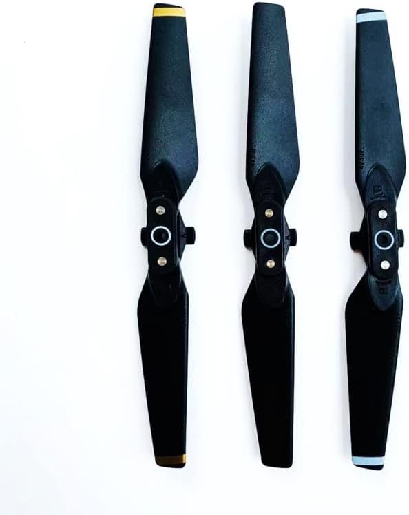 Miniatura 6 de DJI Spark - Hélices de fibra de carbono 4730F de liberación rápida plegable CF cuchillas accesorios hélice para chispas (fibra de carbono, 1 par de