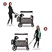 Foldable Wagon, Baby Stroller, Rolling Cart, Beach Cart, Outside Toys for Toddlers 1-3, Radio Flyer Atlas Stroller Wagon for Kids Ages 1+ Years, Gray