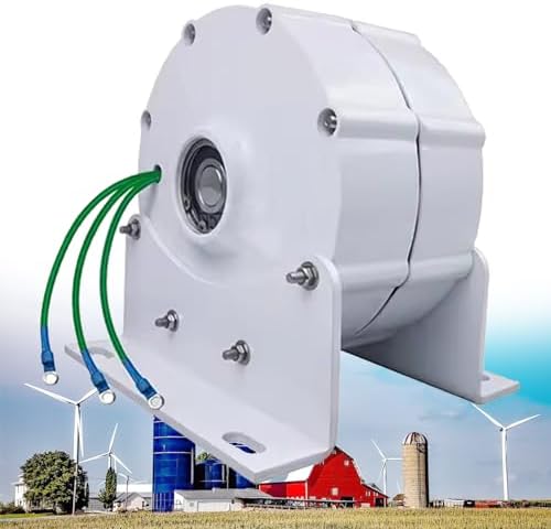 12000W Low RPM Three-Phase Permanent Magnet Generator | Gearless Free Energy Generator for Wind & Water Power | 600RPM Efficient Energy Solution for Renewable Energy Systems