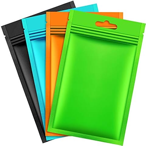 200 Mylar Zip Lock Food Storage Bags Cover