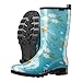 HISEA Women's Rain Boots Waterproof Mid Calf Garden Boots for Women