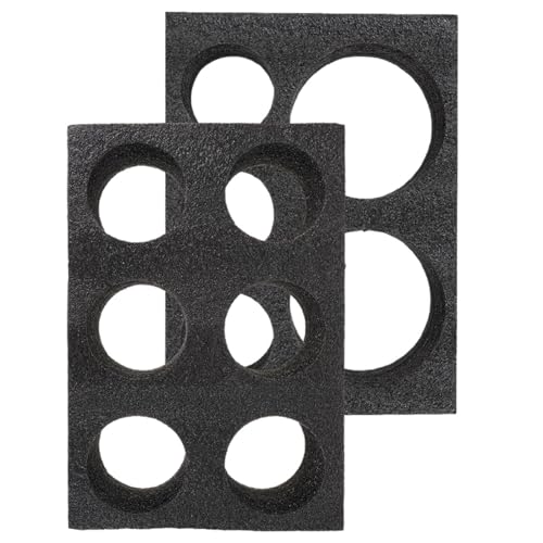 ANDRESLAD 2 pezzi Portabicchieri da Asporto in Cotone Pearl Antiscivolo Supporto Vassoio Stabile per Bicchieri di Caffè Tè e Bevande per Ufficio Ristorante e Picnic Riutilizzabile