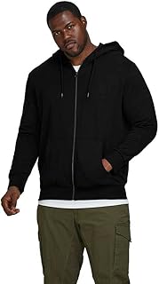 سويت شيرت بغطاء للرأس وسوستة للرجال من جاك اند جونز