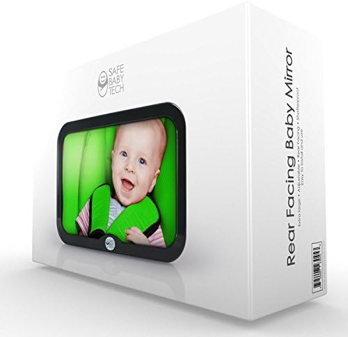 Safe Baby Tech Baby Car Mirror, Crystal Clear Reflection