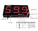 SNDWAY SW-525B 30-130dB Digital Sound Level Meter with Large LCD Display Noise Meter Decibel Wall Mounted Hanging (525B)