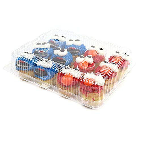Pizety 8541995296 Mini Cupcake Containers 12 Count 12 Compartment Mini Cupcake Container Mini Cupcake Boxes 12 Count Mini Cupcake Containers Plastic Disposable Mini Cupcake Box 12 Mini Cupcake Containers Plastic thumb #6