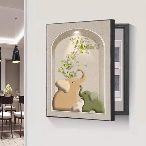 Breaker Box Cover Decorative, Poster Decorative Mural, Living Room Office Electrical Panel Cover Decoration, for Home or Office Decor(Black-5,60 * 70cm/23.6 * 27.6in)
