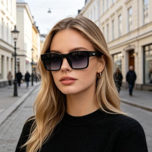 Polarized Sunglasses Men, Lightweight Fashion Rectangle Unisex Outdoor Sports Sun Glasses for Driving Beach Daily Wear - image 5