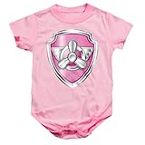 Paw Patrol Skye Badge Costume Unisex Infant Snap Suit for Baby, Pink, Medium