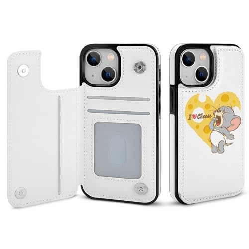 iPhone13 Mini用ケース 手帳型 トムとジェリー タフィー 【全機種対応】 アイフォン13 Mini用ケース スマホケース 財布型 PUレザー おしゃれ 背面カード収納 スタンド機能 携帯カバー 耐衝撃