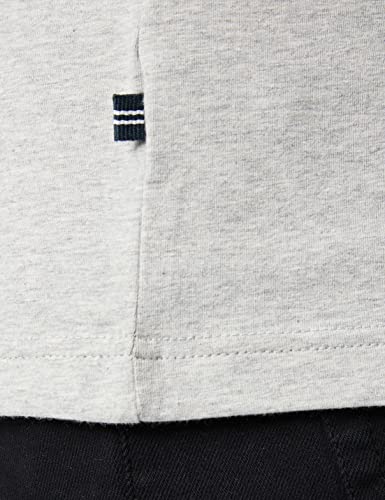 Nautica Men's Big & Tall Solid Crew Neck Short-Sleeve Pocket T-Shirt, Grey Heather, 4XLT Tall3