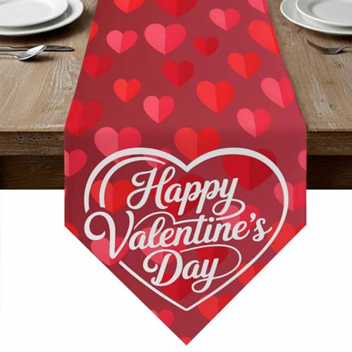 Valentine's Day Table Runners 48 Inches Long, Farmhouse Dress Scarves