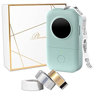 Mini Label Maker – Memoking D30 Label Maker Machine Bluetooth Small Sticker Maker Thermal Portable Label Printer…