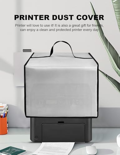 Image of Printer Dust Cover for Brother DCP-L2640DW Laser Printers | Universal Case Protector for Canon Image Class D570 Printers Anti-Static Waterproof Printer Covers(Cover Only)(Silver)