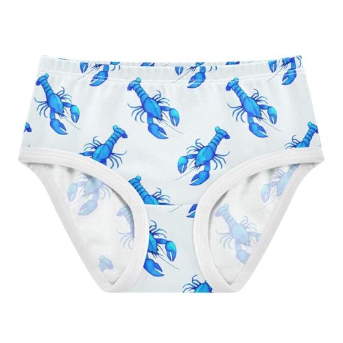 Ocean Lobster Blue Toddler Girls's Underwear 2T 2302863