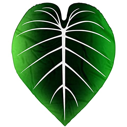 Jekeno Leaf Blanket Green Plant Print Throw Blanket Leaves Decor For Plant Lovers Cozy Smooth Soft For Sofa Chair Bed Office 50"X60" #TOP1