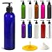 Royal Massage 8oz Empty Massage Oil Bottle with Pump - Cobalt Blue