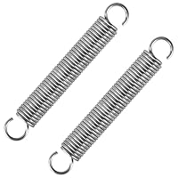 GUNGY Zugfedern mit Haken Edelstahl Spannfeder Zugfeder 80mm Außendurchmesser 12mm Drahtdurchmesser 1,5mm Maximale Zugkraft 6kg 1,5x12x80mm 2 Stück