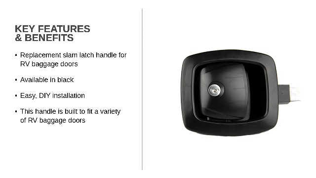 Amazon.com: Lippert Slam Latch RV Baggage Door Handle Replacement